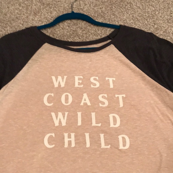 Amuse Society Tops - Amuse society west coast wild child 3/4 sleeve tee